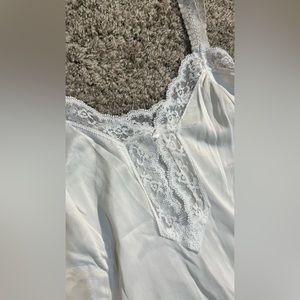 White lingerie top